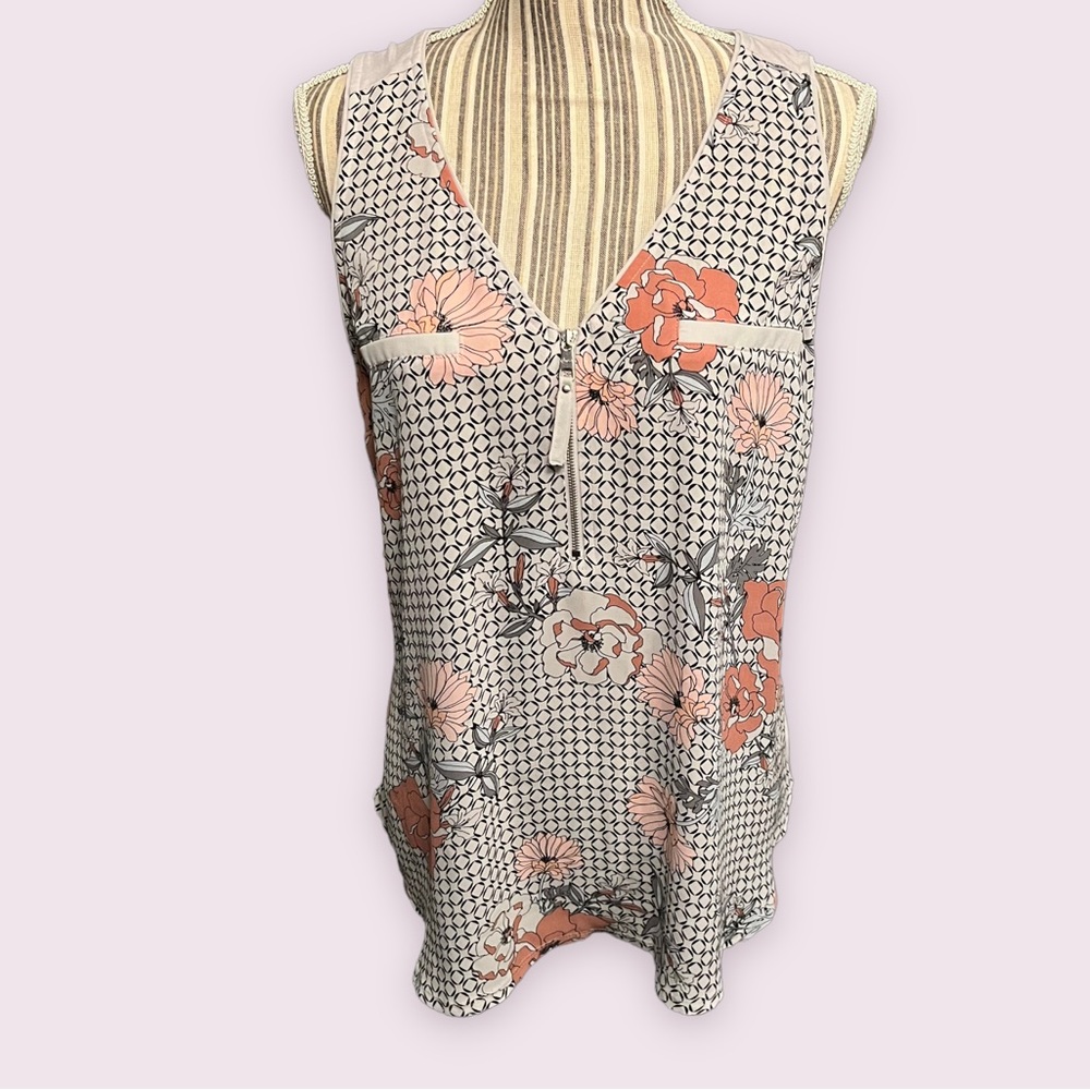 Candie’s Floral Tank Top Blouse